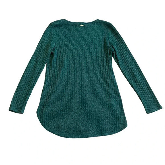 Calvin Klein Emerald Green Pullover Sweater Glitter Sparkle Size Small Women's - Picture 7 of 11